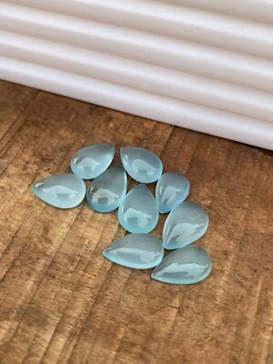 Stunning Natural Aquamarine Mix Lot Pear Shape Cabochons Stone 36.17 Carat - Image 1 of 4