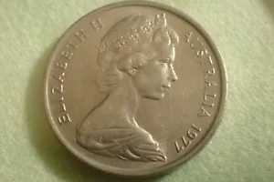 Australia 1977 5c Coin - aUNC - Foto 1 di 3