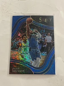 2021-22 Panini Select #224 Jalen Brunson Blue Shimmer Prizm - Picture 1 of 2
