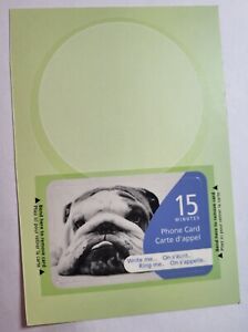 vintage CANADA POST UNSUSED PHONE CALLING CARD   [my Ref D4] D