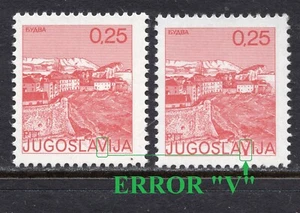 037 - YUGOSLAVIA 1976 - Budva - ERROR "Y" no "V"- MNH - Picture 1 of 2