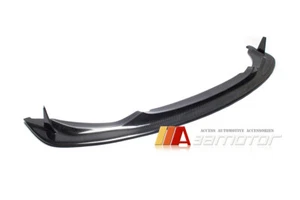 Carbon Fiber E-Style Front Bumper Lip Spoiler fits 2015-20 BMW F80 M3 F82 F83 M4 - Imagen 1 de 3