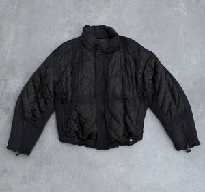Rare 80's JET SET ST. MORITZ Cropped Boxy Qulited Military Jacket Bomber Size L - Bild 1 von 21