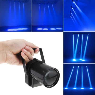 Stage Light Mini LED Beam DJ Disco Bar Xmas Party Pin Spot Light Blue Spotlight - Image 1 of 4
