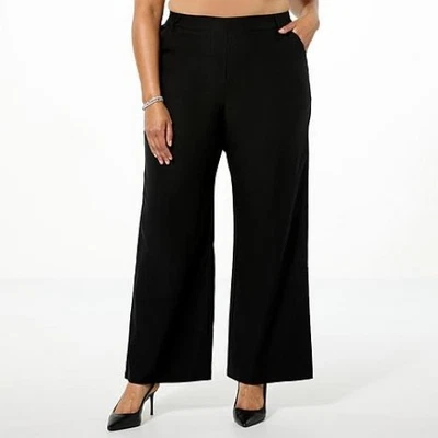 Calça social Antthony preta perna larga tamanho 1X presente de Natal nova - Imagem 1 de 2