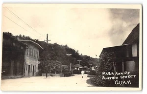 RPPC Maria Ana De Austria St. GUAM Mariana Islands 1910s Vintage Photo Postcard - Picture 1 of 2