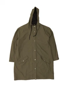 GINA BENOTTI Womens Hooded Overcoat EU 46 XL Green Polyester AR01 - Picture 1 of 3