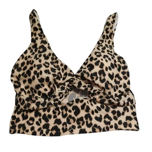 Old Navy Twist Front Cropped Tankini Top Size Large - Bild 1 von 4