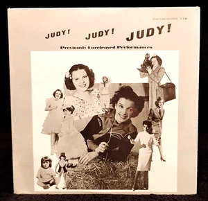 (NEW) JUDY GARLAND "JUDY! JUDY! JUDY!" (RARE STAR-TONE LIMITED EDITION VINYL) - Picture 1 of 5