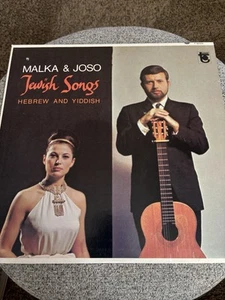 1968 MALKA & JOSO Jewish Songs Hebrew & Yiddish Canada LP Capitol T 6169 VG+/NM - Picture 1 of 2