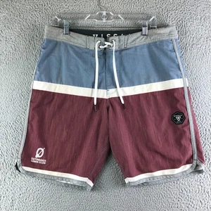 Vissla Boardshorts Herren 33 mehrfarbig Outrigger Kanu Club Logo Stretch - Bild 1 von 11