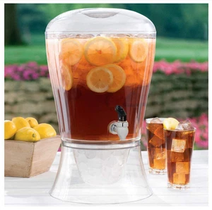 Creativeware Large 3 Gallon Mosaic Clear Acrylic Beverage Dispenser BPA-free - Picture 1 of 6