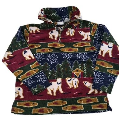 American Weekend 男孩小号 5/6 羊毛套衫户外  — 第 1/4 张图片