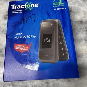 Nokia 2760 Flip - 4 GB - Black (TracFone) - Picture 1 of 9