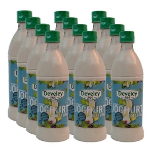 DEVELEY Cremiges Joghurt Dressing vegetarisch Salat-Dressing glutenfrei 12x500ml - Picture 1 of 7