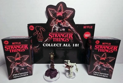 NUEVO RELOJ 2025 Stranger Things miniaturas prepintadas con enredaderas y demogorgon blanco Foto 1 de 2
