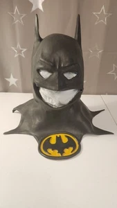 VTG 1989 DC Comics Batman Cowl Mask W/Emblem RARE AUTHENTIC!! - Picture 1 of 12