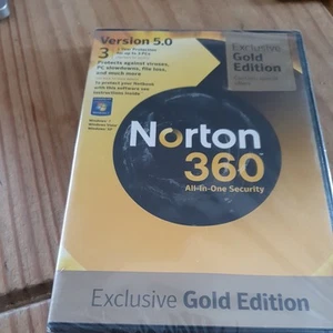 Norton 360 Security Version 4.0 Exclusive Gold Edition 3 Users New Software PC - Picture 1 of 2