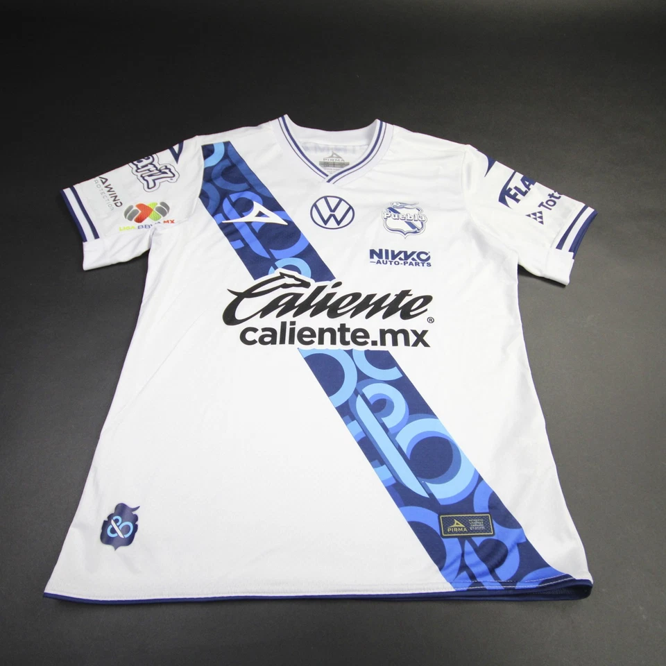 Camiseta Club Puebla FC Pirma Juego - Fútbol Hombre Blanco/Azul Nueva Foto 1 de 1
