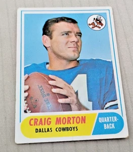 1968 Topps CRAIG MORTON #155 COWBOYS RC - Picture 1 of 1