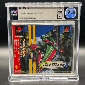 Jet Moto Sony PlayStation PS1 JP Version Factory Sealed New WATA 9.8 A Graded - Picture 1 of 2