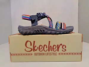 Sandalias para mujer Skechers Reggae - Sew Me 41113-NVMT azul marino ¡NUEVAS EN CAJA! ¡Nuevo! Tallas! - Imagen 1 de 5