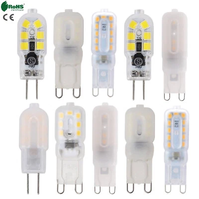Mini G4 G9 Dimmable 3W 5W LED Spotlight Silicone Crystal Corn Bulbs Lights Lamp - Image 1 of 4