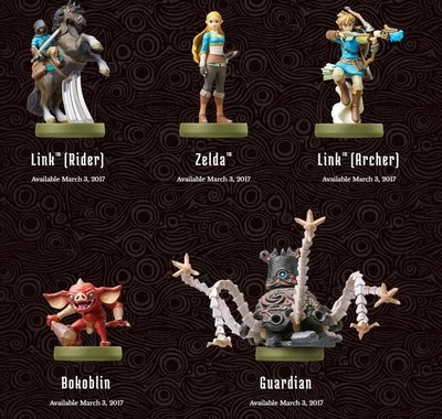 The Legend of Zelda Breath of the Wild Amiibo Series Foto 1 de 2