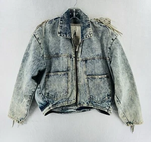 Cherokee Denim Rodeo Women Jacket Made In USA size M Vintage Super Rare ! - Picture 1 of 24