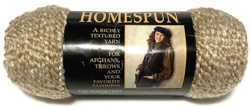 Lion Brand Homespun Yarn  'Bulky 5'  Discontinued Colors Chunky 185 yd per skein - Image 1 of 1