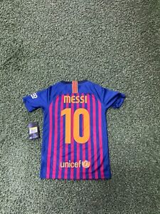 Nike Barcelona Youth (Kids) Home Jersey Legend Messi #10 - Blue/Red