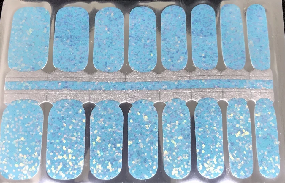 Tiras de esmalte de uñas de color, 16 quilates. Ocean Sparkle 10. . LEER DESCRIPCIÓN ABAJO Foto 1 de 1