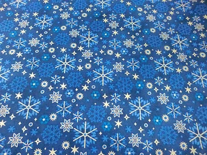 TESSUTI 100% COT TESSUTO AMERICANO 50x110 PATCHWORK CUCITO CREATIVO HOBBY NATALE - Picture 1 of 1