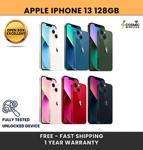 Apple iPhone 13 128GB Fully Unlocked 5G - Excellent - Picture 1 of 15