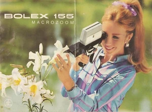 Vintage Bolex 155 Macro Zoom Super 8mm Sound Cine Camera Brochue Guide - Picture 1 of 3