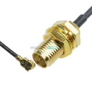 2PCS Mini Pci U.Fl To RP-SMA Antenna Router Mod Kit Wifi Connector Pigtail Cable - Picture 1 of 7