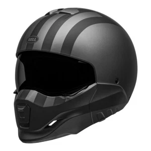 CASCO BELL BROOZER FREE RIDE OMOLOGATO P/J INTEGRALE-JET OPACO GRIGIO/NERO TG XL - Picture 1 of 8