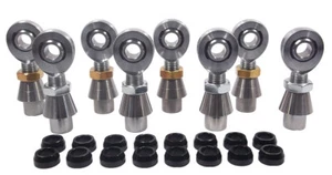 CHROMOLY 4 LINK KIT 1/2 X 3/4-16 HEIM JOINT 1/2 ALUMINUM CONE SPACER BUNG .250 - Picture 1 of 8
