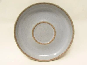 Greystone Light Blue by Denby-Langley Saucer Light Blue Brown Trim s196 - Picture 1 of 2