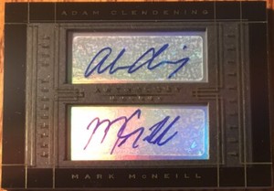 2014-15 Panini Anthology Dual Autographs Adam Clendening/Mark McNeill #046/299