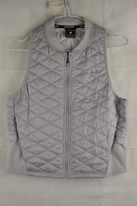 NIKE Aerolayer Pink Gilet size S Womens Running Sports Training Active Quilted - Picture 1 of 8
