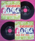 LP 45 7'' DEREK Cinnamon Black door man 1969 italy RICORDI 20.087 no cd mc dvd