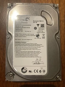 Seagate Barracuda 7200.12 500GB 7200RPM SATA 16MB Cache 3.5" HDD (ST3500418AS) - Picture 1 of 1