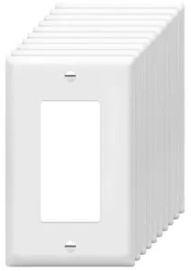 Decorator Wall Plates 1-Gang Switch Outlet Electrical Cover Pate Unbreakable ... - Picture 1 of 7
