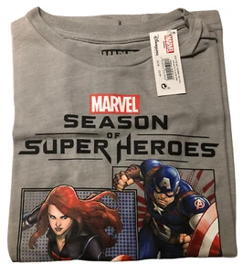 T Shirt Marvel Super Heroes Disney Disneyland Paris 10ans Neuf New - Picture 1 of 5