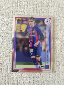 2023 Topps Merlin Chrome UEFA Base #48 Gavi - FC Barcelona - Picture 1 of 2