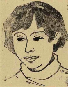 NANETTE - Heinz FLEISCHER 1954 handsignierte OrigLithographie (PECHSTEIN-PREIS) - Picture 1 of 1