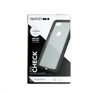 TECH21 CASE FOR GOOGLE PIXEL 2 EVO CHECK IMPACT PROTECT SMOKEY *NEW #3* T21-5803 - Picture 1 of 3