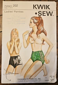Bragas Kwik Coser De Colección Damas Patrón Sin Cortar Para Mujer Talla 7-8-9 #202 - Imagen 1 de 6