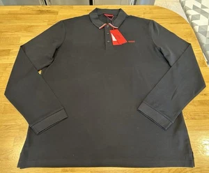 Hugo Boss Men’s Long Sleeved Polo Shirt Size XL Brand New With Tags - Picture 1 of 8